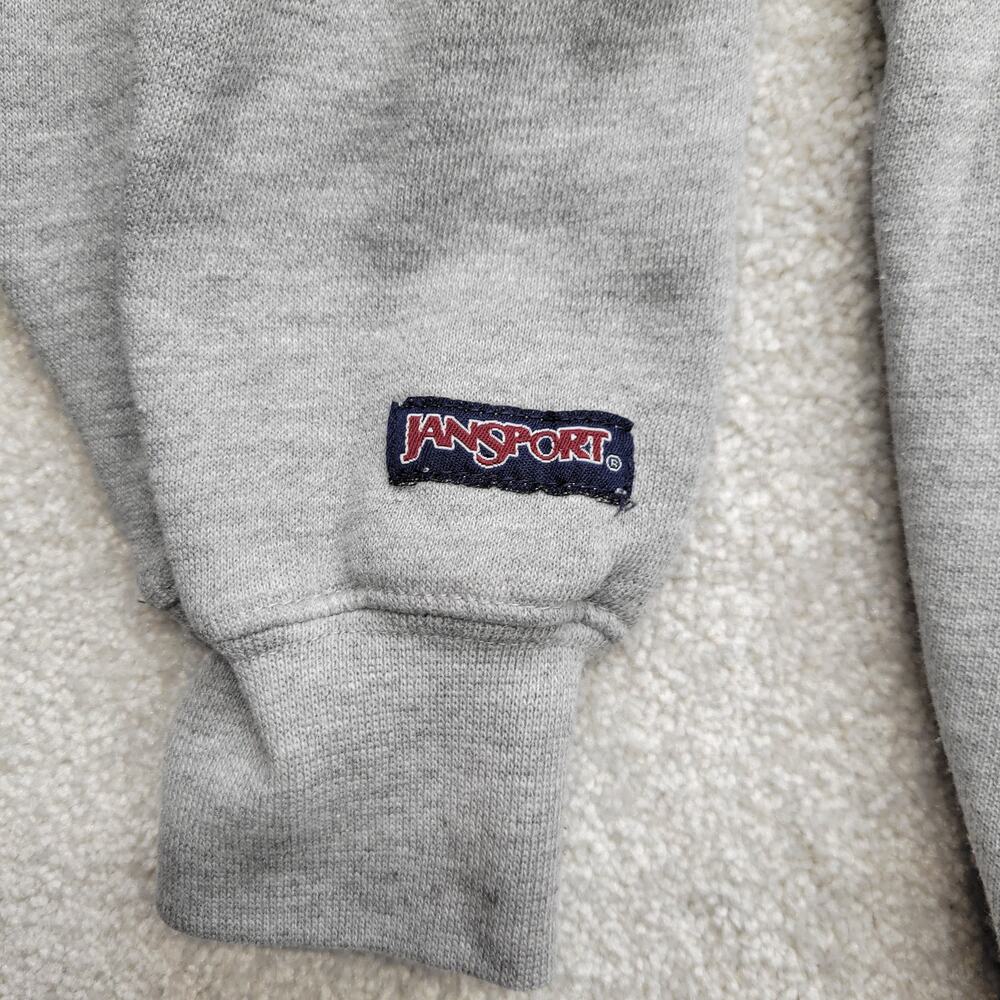 Jansport Michigan State Spartans Crewneck Sweatshirt Gray Small Oversized - Picture 6 of 6